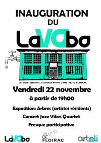 Inauguration du Lavabo. Le vendredi 22 novembre 2019 à Floirac. Gironde.  09H00